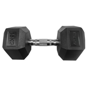 Atletis - Mancuerna Hexagonal 15 Kg Negro