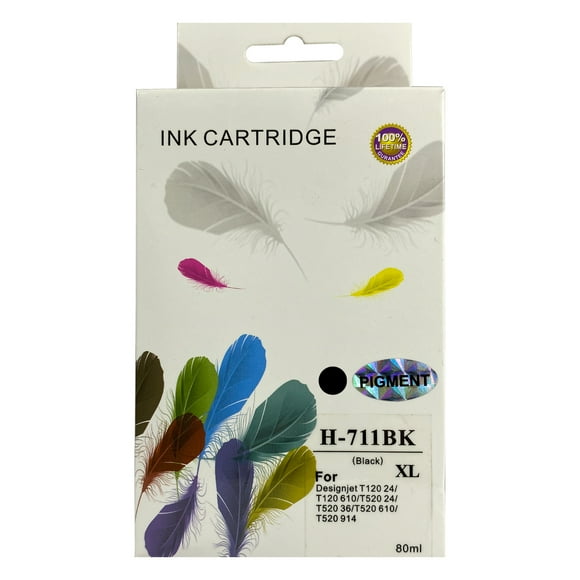 Cartucho 711XL Negro para HP T120 520 Alternartivo