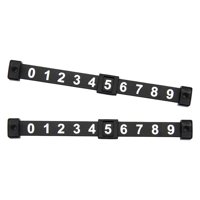 Magideal - 2 Contadores De Puntuación De Futbolín, Indicadores De Marcador De Futbolín Para Niños, Marcador De Fútbol De Mesa Para Accesorios De Máquinas De Fútb Negro