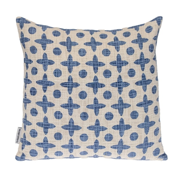 Almohada Parkland Collection con estampado transicional azul de 45 x 45 cm