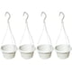thumbnail image 1 of macetas colgantes de plástico con cadena, soporte redondo para cercas, barandillas, macetas de pared, contenedores para plantas de interior y exterior, decoración para el hogar, jardín y balcón. 4 mac, 1 of 7