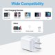 thumbnail image 5 of Cargador de pared USB Uenlio, 5 V, 1 A, 2 unidades, color blanco, 5 of 6