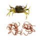 thumbnail image 3 of Gusano De Tierra Simulado Vivo Y Se?uelos De Cangrejo Cebo Artificial Para Amantes De La Pesca, 3 of 5