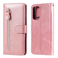 Gangxun - Funda Con Cremallera Para Samsung Galaxy A72 5G, Carcasa Cartera De Cuero Pu Con Soporte Y Tarjetero