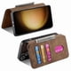 thumbnail image 5 of Funda Billetera Magnética para Samsung Galaxy S23 Soporte Tarjetas Desmontable Marrón, 5 of 6