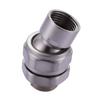 Bothyi - Cabezal De Ducha De Pared Con Junta Giratoria Universal Para Baño, Cocina Y Hogar, Color Gris