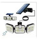 thumbnail image 1 of Luz Solar Foco Triple Cabezal Con Sensor De Movimientos Negro Con Cable, 1 of 3