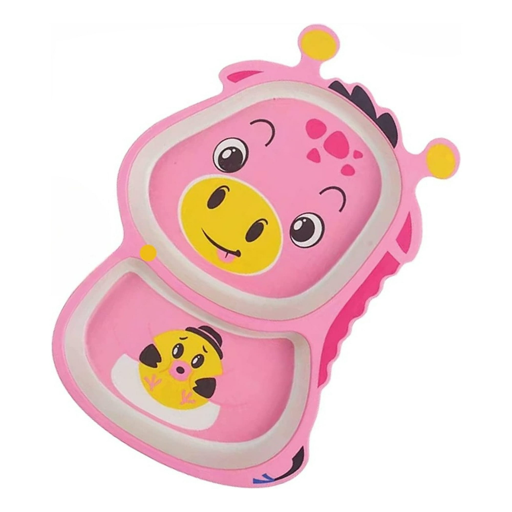 Genérico - Platos Bebés Vajilla Fibra Bambú Ecologico Duradero Lau