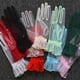 thumbnail image 2 of suxuMhao Guantes Cortos de Malla Transparente de Tul Translúcidos Formales para Boda Verde Oscuro Talla Única Guantes Transpirables Transparentes para Boda Graduación Fiesta Elegantes Guantes Cortos, 2 of 2