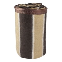 Frazada Andes Listada 1.5 Plaza Café Beige