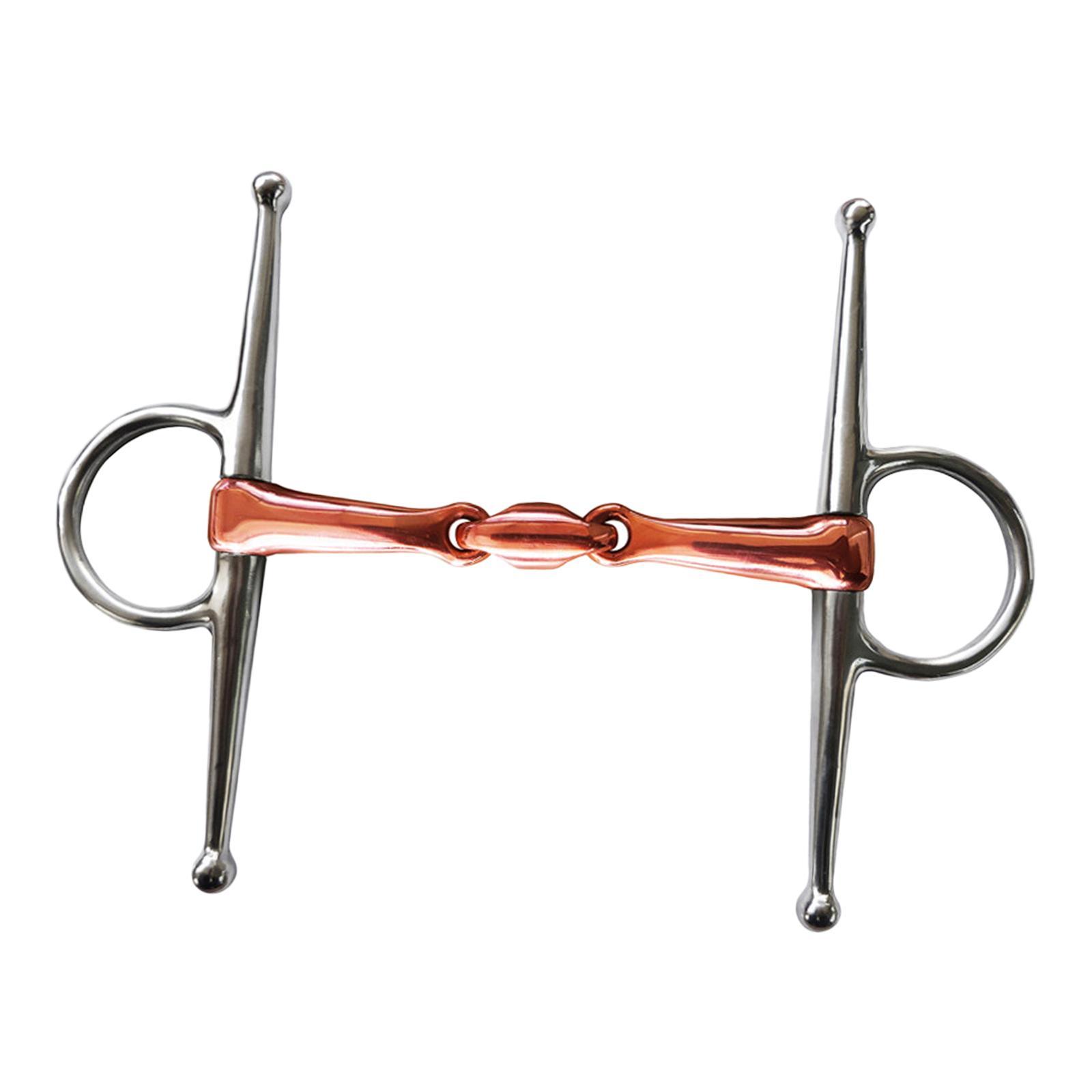 Magideal - Broca De Caballo, Anillos De Boca De Caballo, Broca De Filete, Anillos De Caballo, Broca En Miniatura, Broca De Media Mejilla Para Brida De Caballo, M