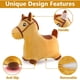 thumbnail image 3 of Caballo Saltarín Inflable Grande Peluche, 3 of 3