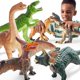 thumbnail image 1 of Dinosaur Toys JOYIN Big para niños pequeños con libro educativo, 6 unidades, 1 of 8