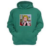 Genérico - Polerón Canguro Marilyn Verde Aguamarina Talla S Unisex
