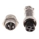 thumbnail image 3 of Par GX16 4Pins Impermeable Macho Hembra Panel Metal Aviación Cable Conector, 3 of 5
