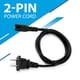 thumbnail image 5 of Cable de alimentación AC, 2 clavijas, C8, 1,5 m, estándar, 2 ranuras para TV PS4 PS, 5 of 6
