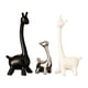 thumbnail image 3 of Estatua De Jirafa De Cerámica, Adorno De Estatua De Animal Para Dormitorio, Armario, Estantería, 3 Uds., 3 of 5