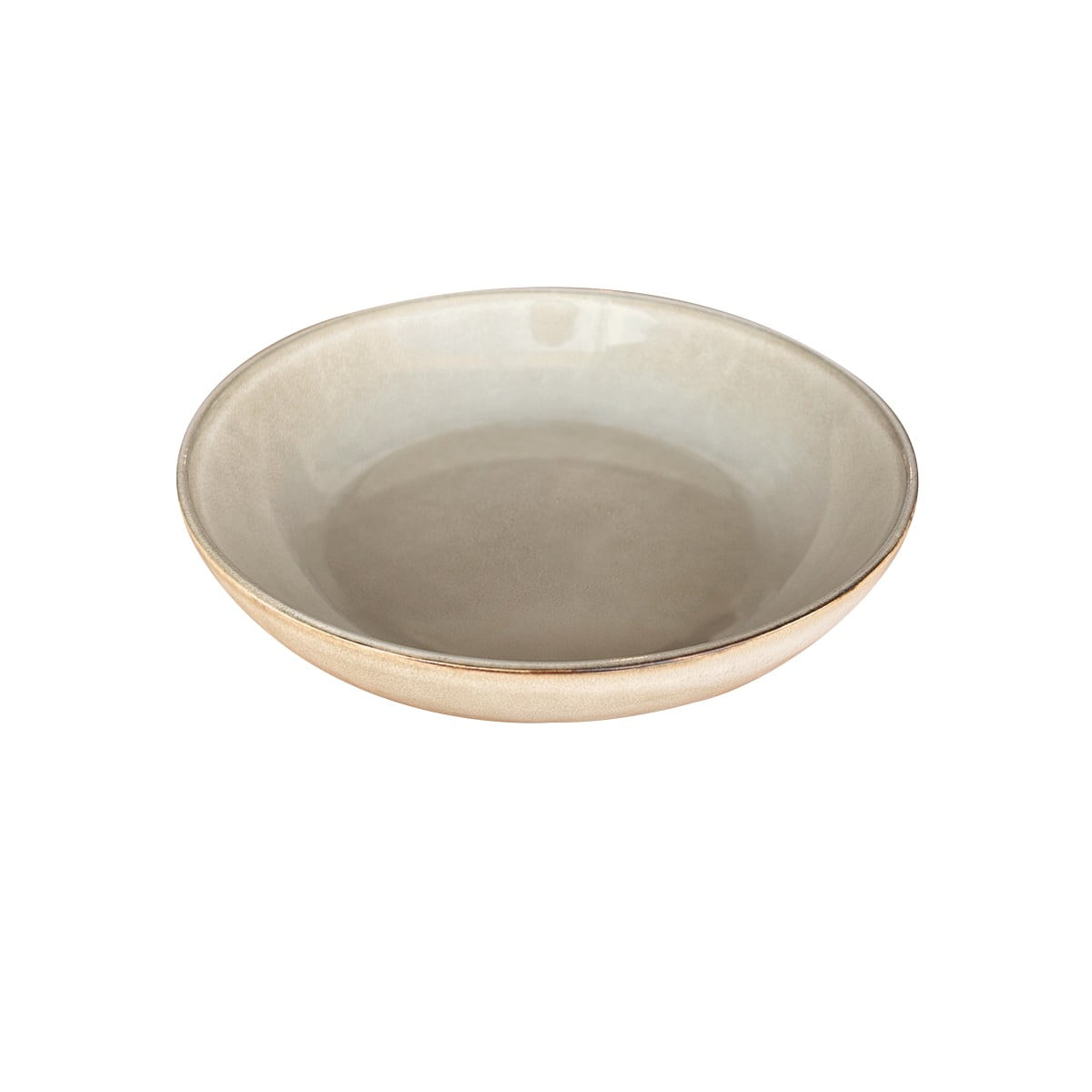 Mova - Set 6 Bowl Redondo Ceramica 21.8x5 Cm Beige Linea Oslo - ( Tipo Gres )
