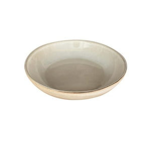Mova - Set 6 Bowl Redondo Ceramica 21.8X5 Cm Beige Linea Oslo - ( Tipo Gres )