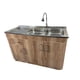 thumbnail image 3 of Kit Lavaplatos con mueble 120x50 Doble Cafe Secador Izquierdo, 3 of 5