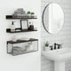 thumbnail image 4 of Set de 3 Repisas Flotantes de Madera y Metal, 4 of 4