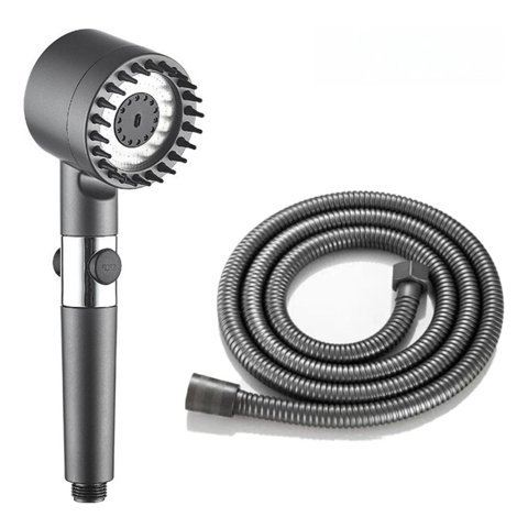 Genérico - Cabezal De Ducha Turbo 4 En 1