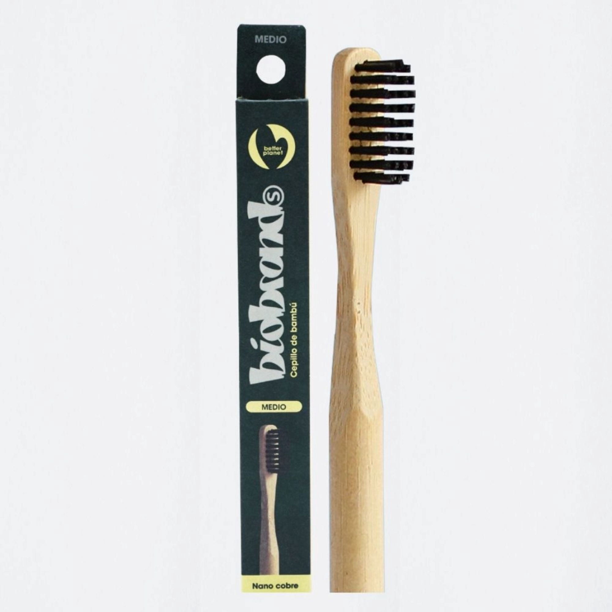 Cepillo Dental Bio Medio Negro 1 Un Biobrush