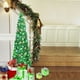 thumbnail image 3 of Árbol de Navidad Kungfuking de 5 pies con 90 luces LED y lentejuelas verdes, 3 of 3