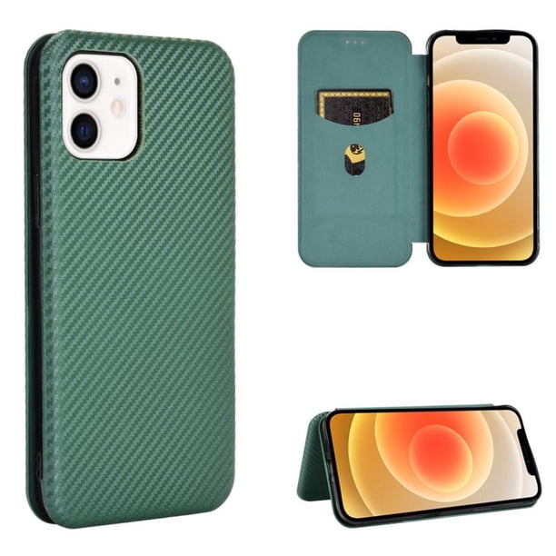 Funda Flip para FOXDOCK iPhone 12mini - Funda magnética de negocios, funda protectora delgada