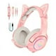 thumbnail image 2 of Audifonos Gamer Onikuma K9 Orejas de Gato. Rosado, 2 of 3