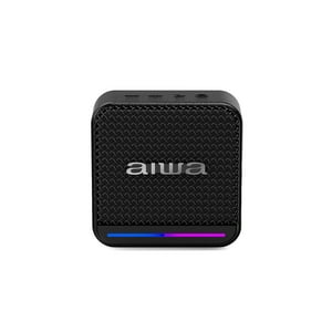 Aiwa - Parlante Bluetooth Portátil Función Tws 7W Con Radio Fm Awq3 Negro