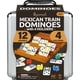 thumbnail image 1 of Juego de dominó Mexican Train Queensell Double 12 con 4 soportes, 1 of 3