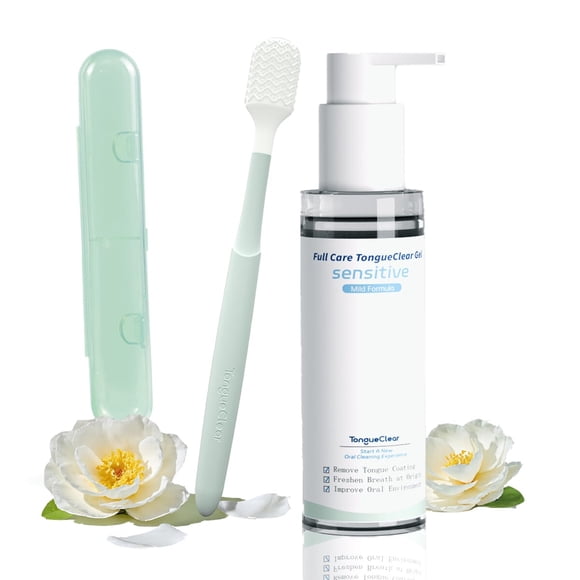 Kit limpiador de lengua TongueClear Gel Sensitive