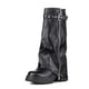 thumbnail image 5 of Botas Largas Mujer De Moda Eco Cuero Vintage Weide CZY603, 5 of 9