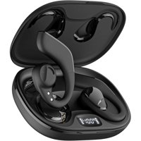 Aaronmei Auriculares Inalámbricos Open-Ear Bluetooth Negro
