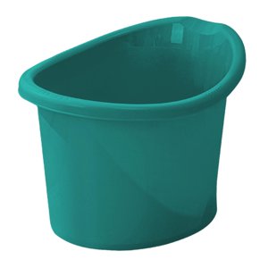 Magideal - Cubo De Ducha Para Bebé, Cubo De Bañera Para Bebé, Asiento De Baño, Base Antideslizante, Cubo De Baño Para Bebés De 0 A 7 Años Verde Oscuro