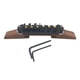 thumbnail image 1 of Sillines Bridge Roller Con Archtop Rosewood Base Jazz Guitar Parts Negro, 1 of 5