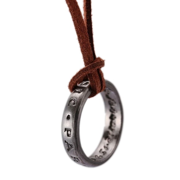 Collar Hooseiki con forma de anillo unisex de Nathan Drake de Uncharted 4