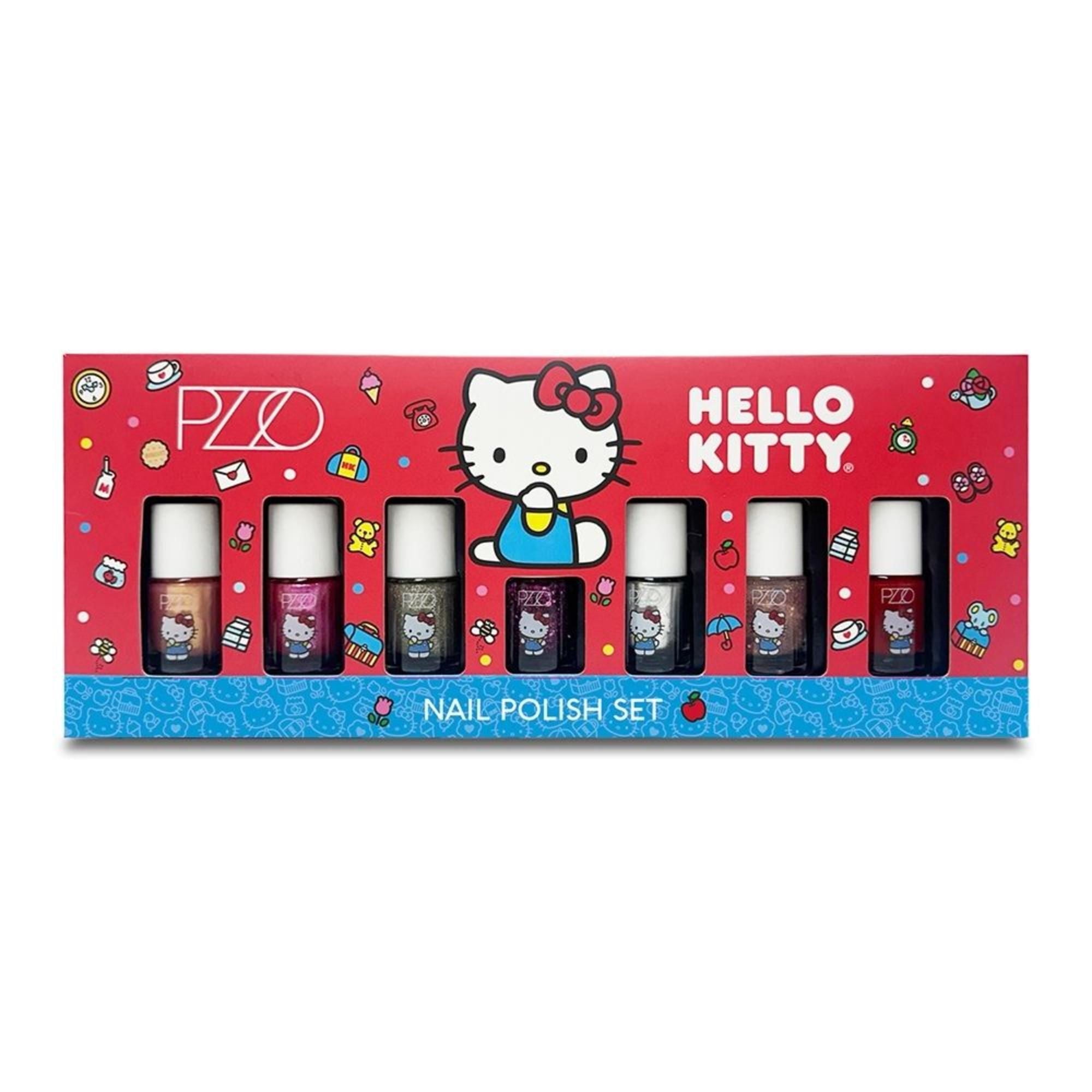 Set De Esmaltes Hello Kitty 8 ml Petrizzio