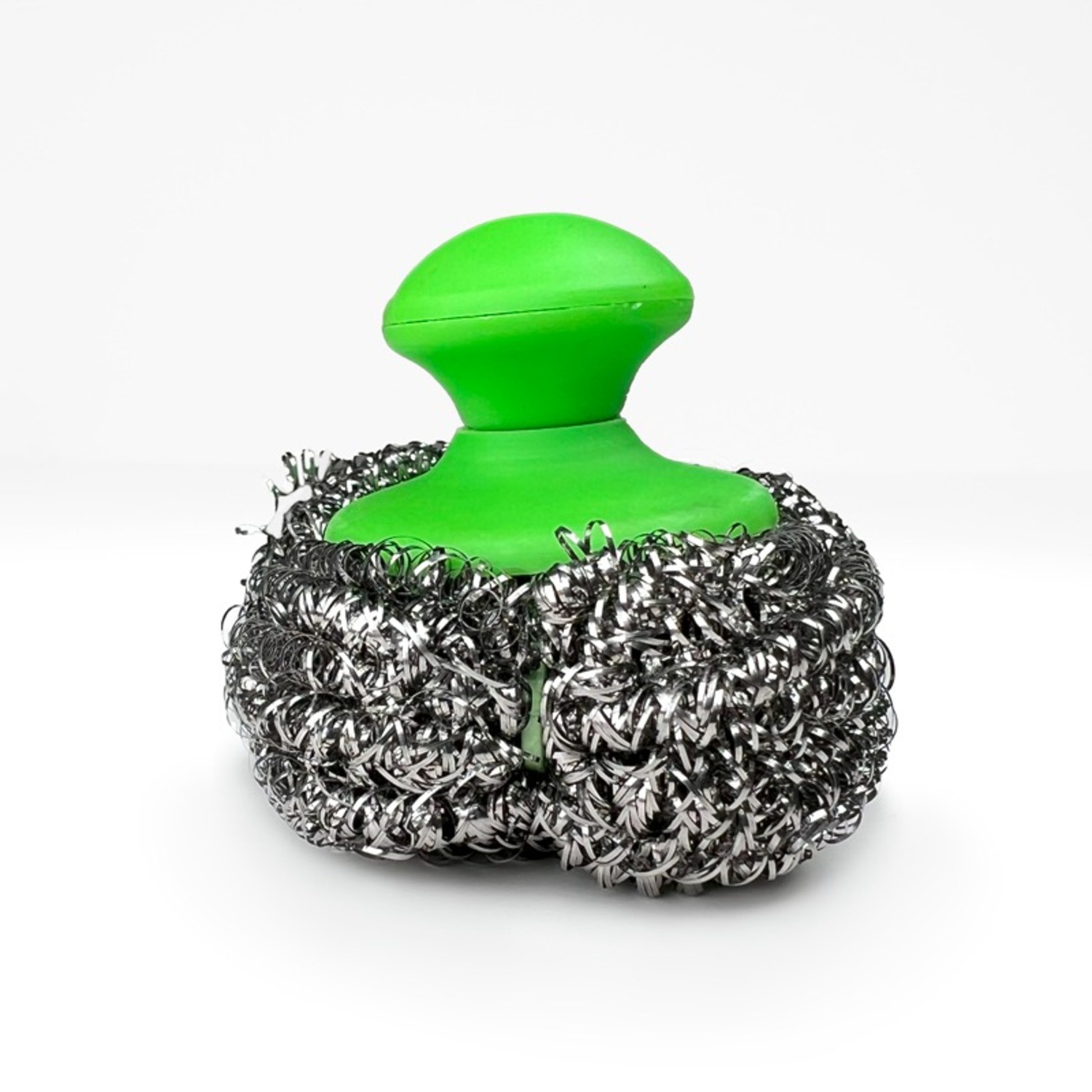 All Clean - Pack X 4 Fregadora De Acero Inox C Mango