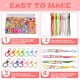 thumbnail image 5 of Kit de cuentas DOFE 400 piezas DIY para llaveros y charms de bolso, 5 of 8