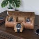 thumbnail image 2 of Estuche enrollable ROTHWELL para 3 relojes, color caqui, 24 × 10 × 7 cm, 2 of 6