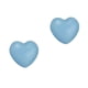 thumbnail image 1 of 2pcs en forma de corazón de cerámica del cajón de la puerta del compartimiento de la manija del pomo del tirador hardware azul, 1 of 5