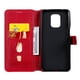 thumbnail image 5 of Funda Billetera para Xiaomi Redmi Note 9 Pro 4G con Porta Tarjetas y Soporte Ajustable Rojo, 5 of 6