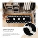 thumbnail image 3 of Alfombra Larga Extra REGALWOVEN Shaggy de Piel Sintética para Cocina, Antideslizante, Suave y Acogedora para Pasillo, Lavable, Alfombra de Cabecera Negra 47" x 16", 3 of 6