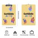 thumbnail image 2 of GoNoodle Portapapeles de acrílico A4, tamaño carta estándar, carpeta con clip 31.8x 21.5CM para estudiantes, profesores y oficina, 2 of 6