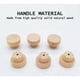 thumbnail image 3 of Tirador de madera para muebles, 20 piezas, redondo, de madera natural, para muebles, puertas, cajones, armarios, aparadores, cocinas, etc., 3 of 5