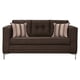 thumbnail image 3 of Sofá Astra 3C + 1 Pouf-Met Tela Chocolate, 3 of 7