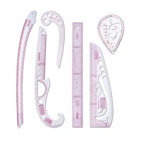 Bothyi - Juego De Reglas Métricas, Plantillas Para Confeccionar Vestidos, Sastres, 6 Piezas