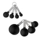 thumbnail image 2 of de 8 cucharas medidoras portátiles con de material acero inoxidable, plástico PP de fácil almacenamiento para Bar, , cocina, proteína en polvo, Negro, 2 of 5